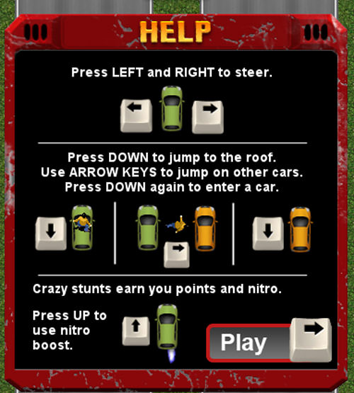 Freeway Fury Instructions